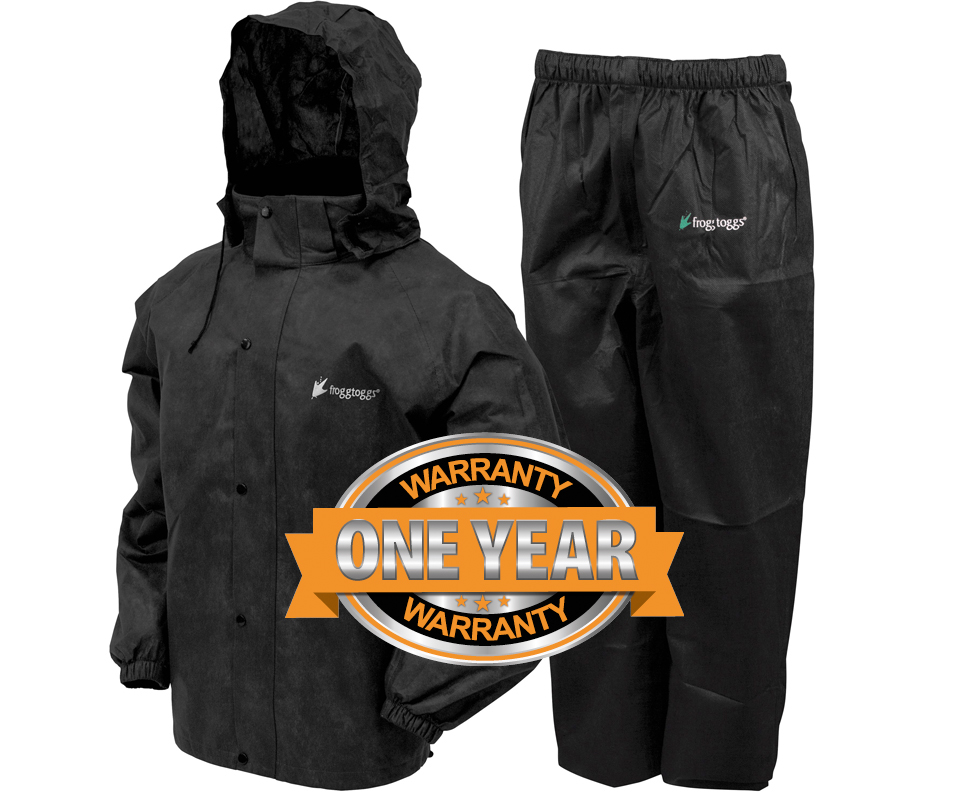 Frogg Toggs All Sport Rain Suit Black Md 