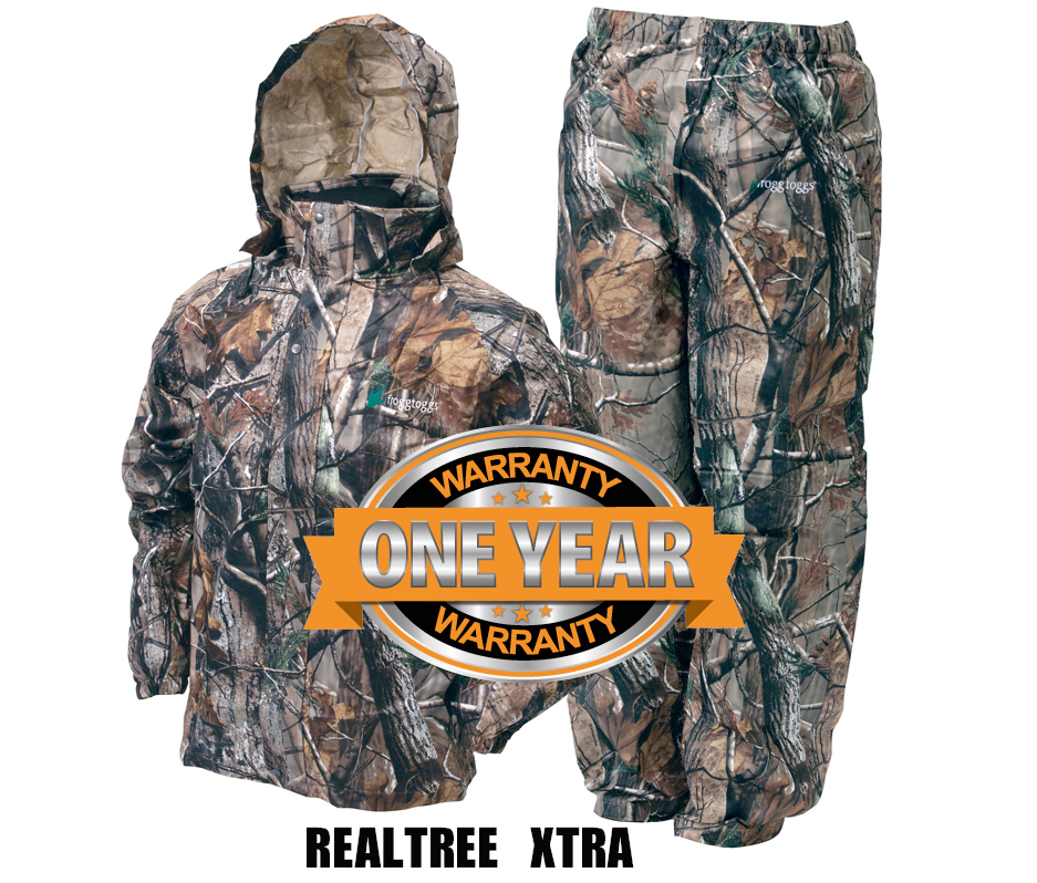 Mossy Oak Break-up Country Large FROGG TOGGS Mens Classic All-Sport Waterproof Breathable Rain Suit 